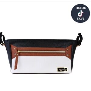 NWT Itzy Ritzy Stroller Caddy Coffee & Cream